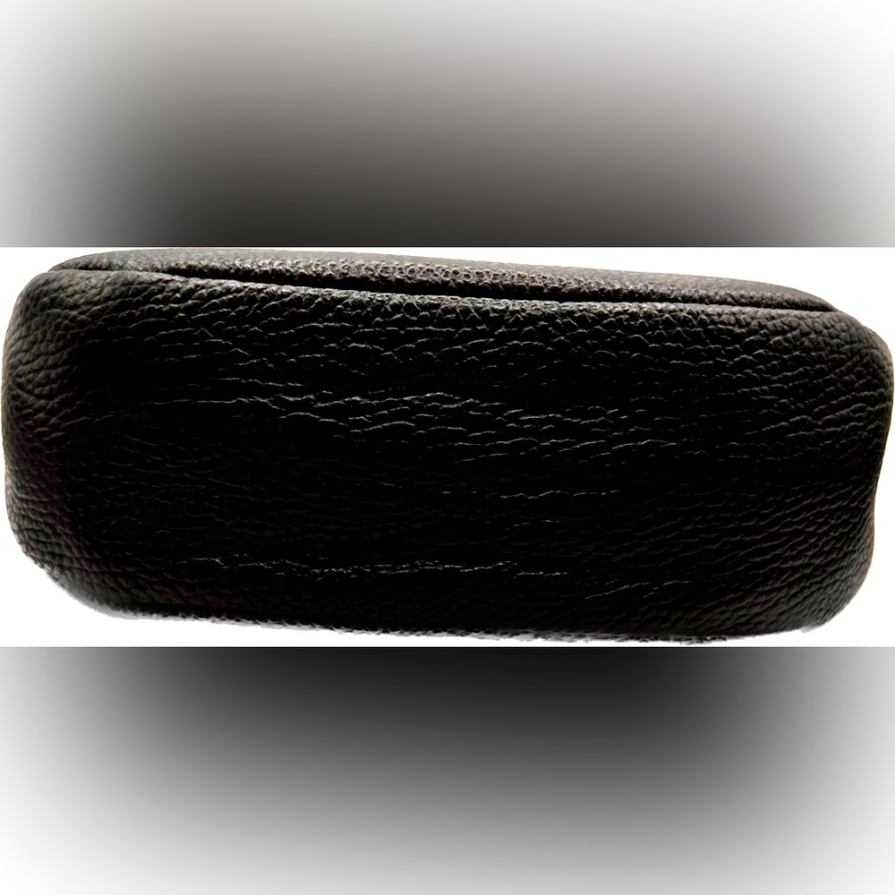 NWT BEAUTIFUL AUTHENTIC SMALL BLACK 100% GENUINE LEATHER CROSSBODY/HANDBAG - Picture 3 of 8